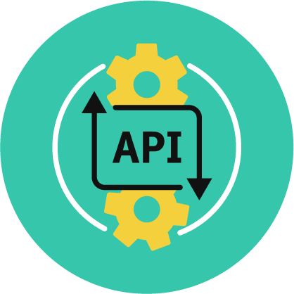 API widgets working to integrate platforms through the managed it services